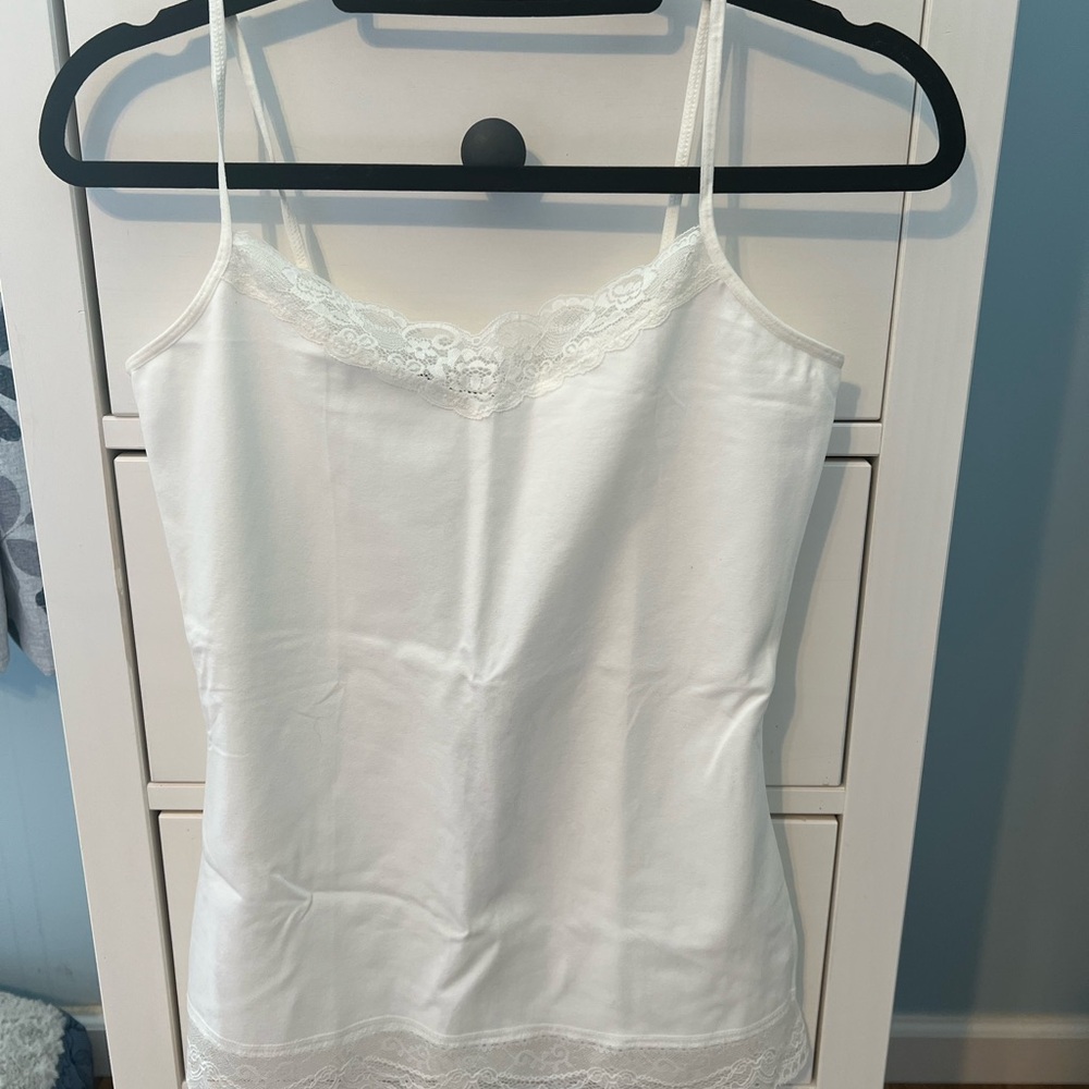 Express White Lace Cami